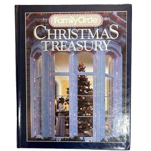 Vintage 1988 Family Circle Christmas Treasury Book Crafts, Decorating & Recipes